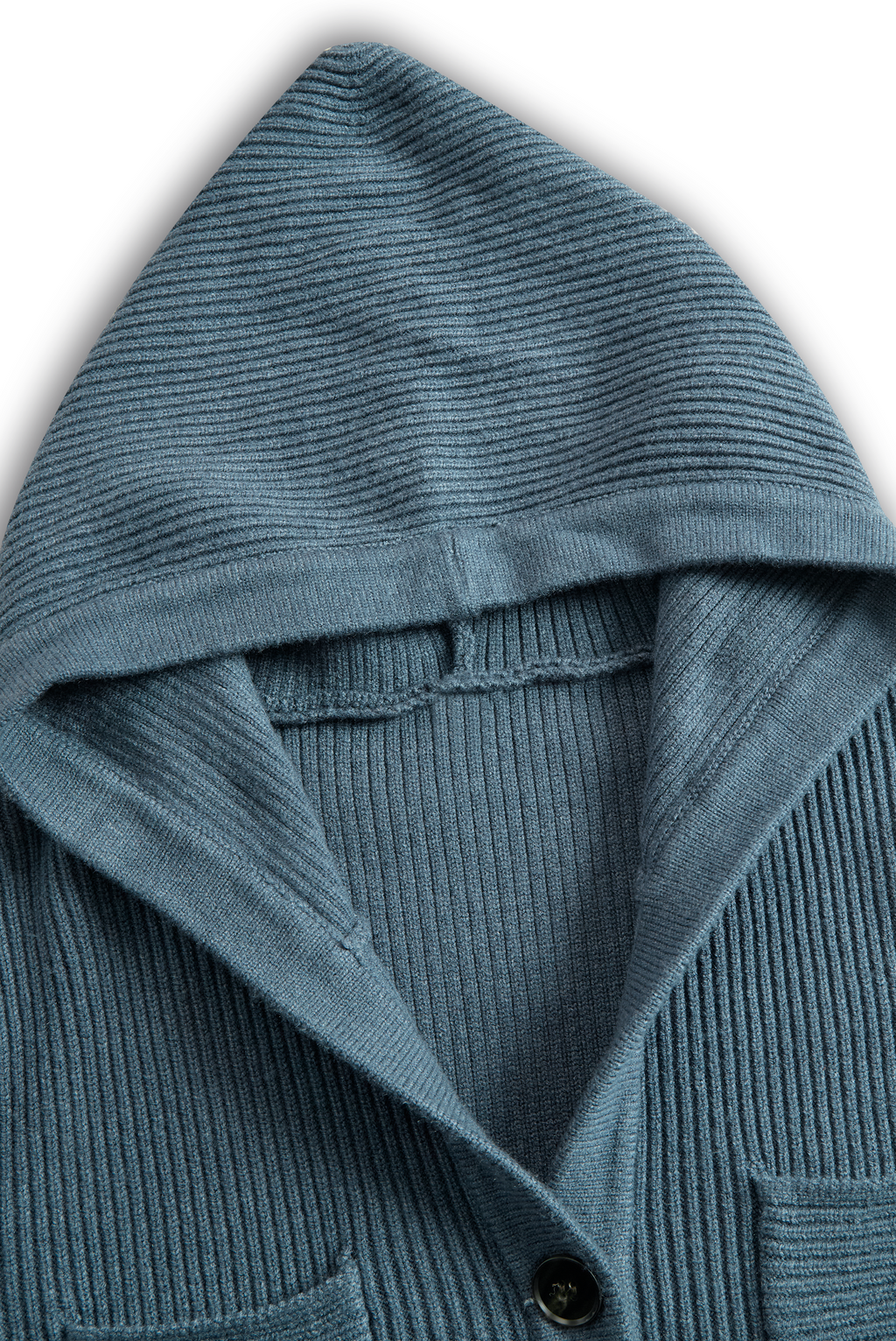 Abito Maxi in Maglia con Cappuccio e Taglio Aderente da Donna