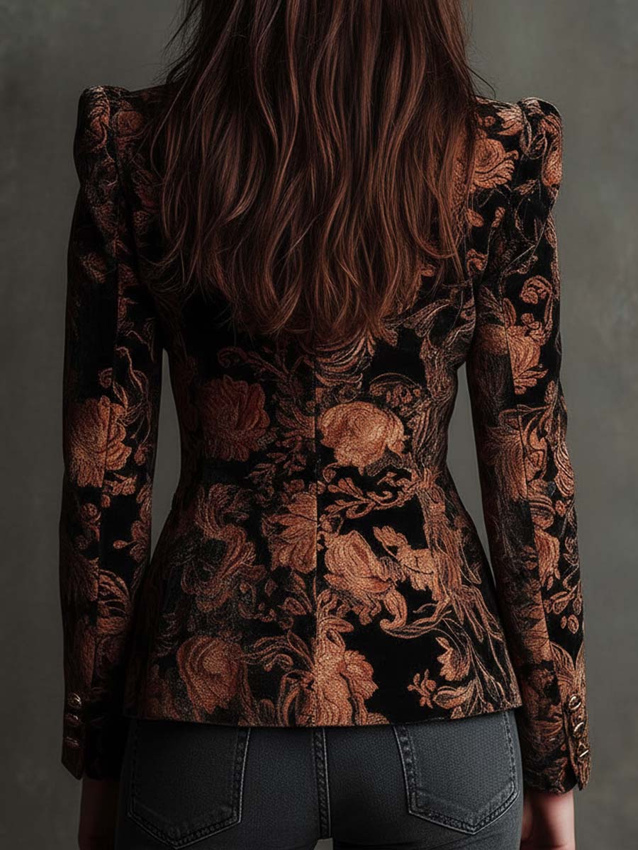Lorena | Blazer Elegante con Stampa Floreale