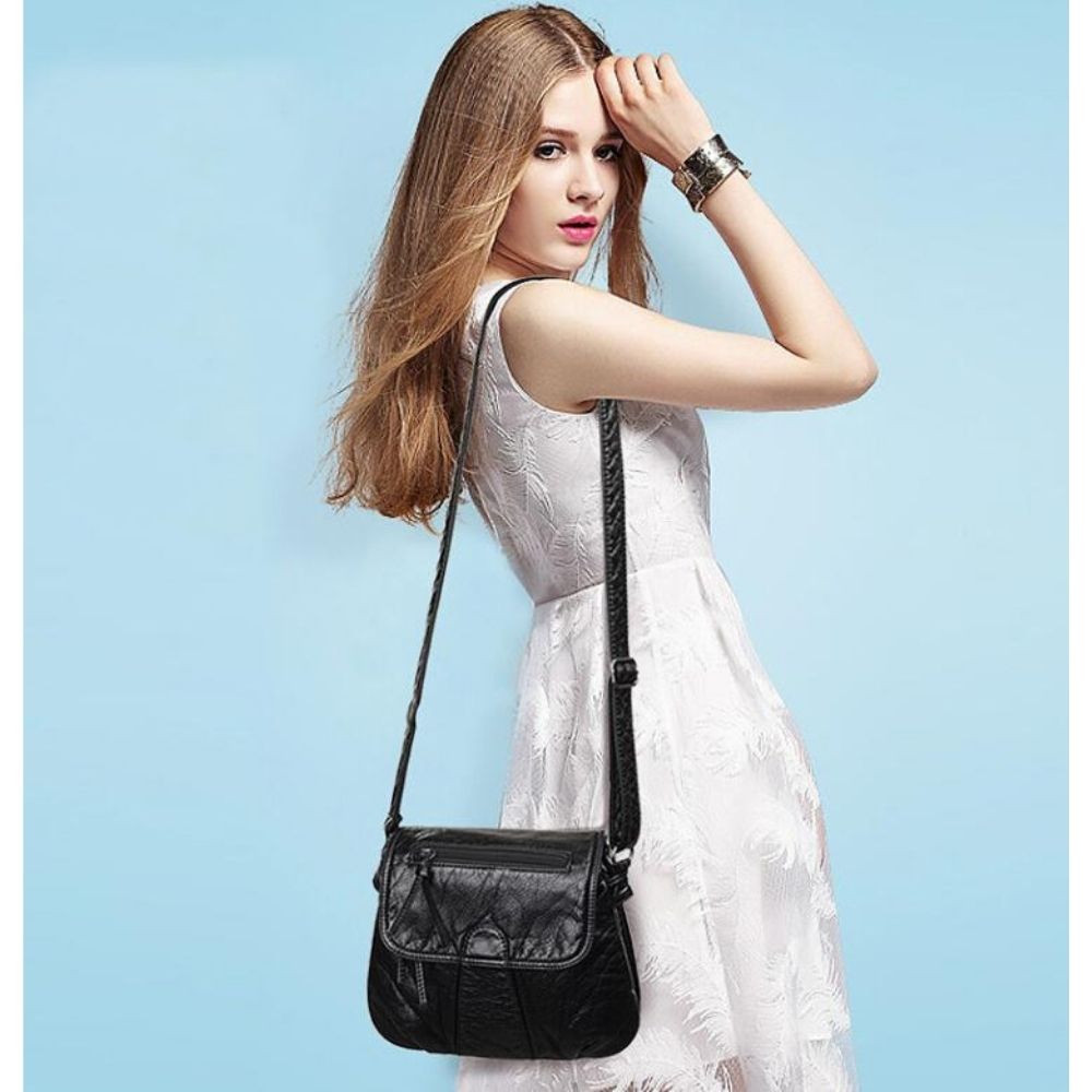 BORSA IN PELLE - PERLA
