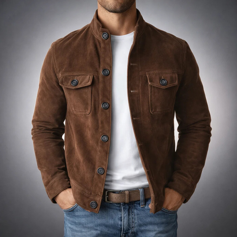 Tommaso | Premium Suede Bomber Jacket