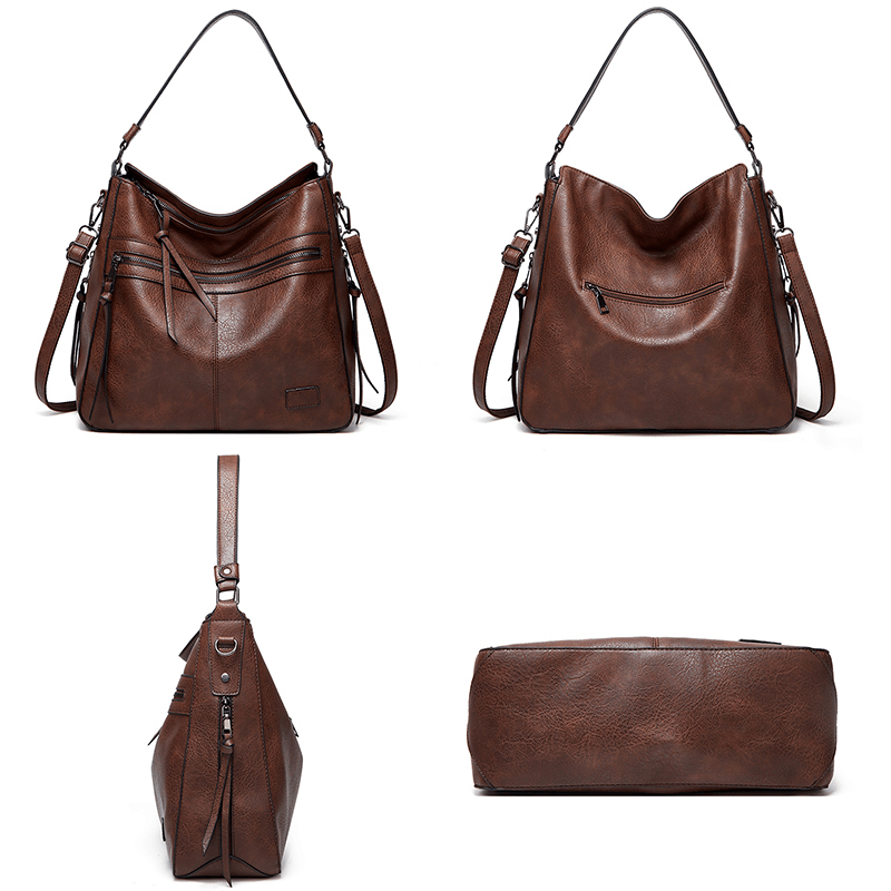 BORSA IN PELLE - PIETRA