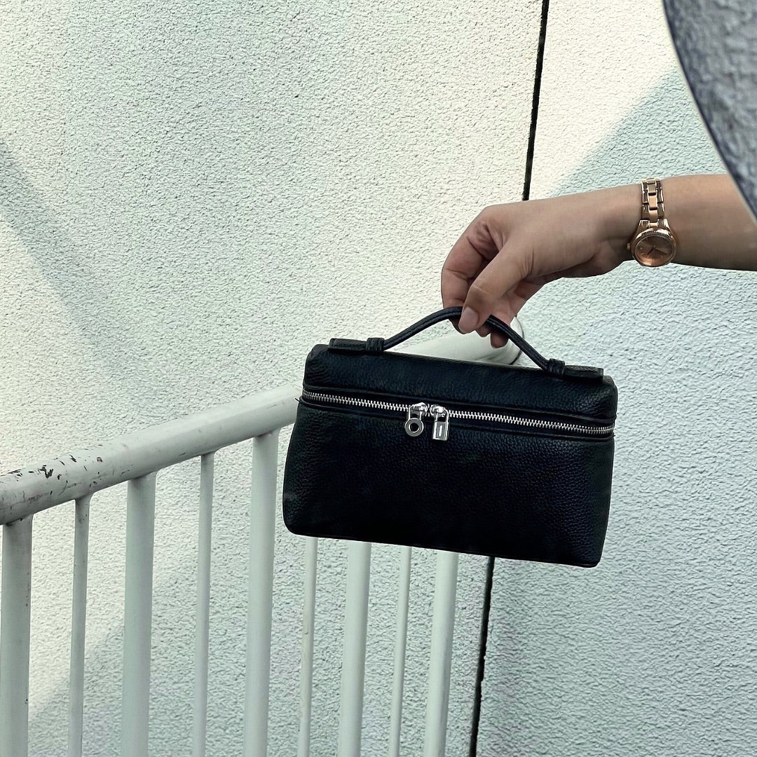 BORSA TOTE PICCOLA IN PELLE ROSA