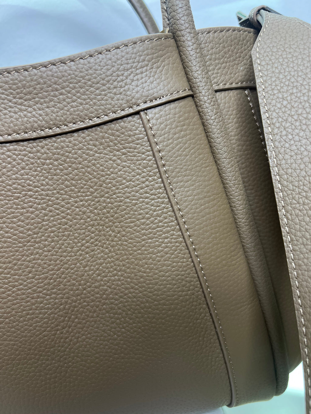 BORSA MEDIA IN PELLE - STELLA