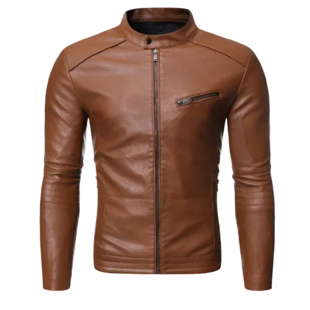 Manuel | Elegant Leather Jacket