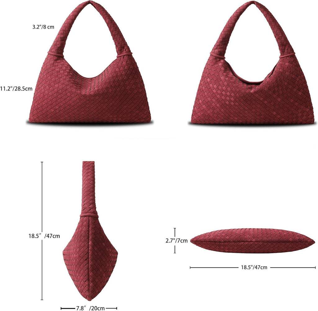 BORSA GRANDE IN CAMOSCIO INTRECCIATO - TORY