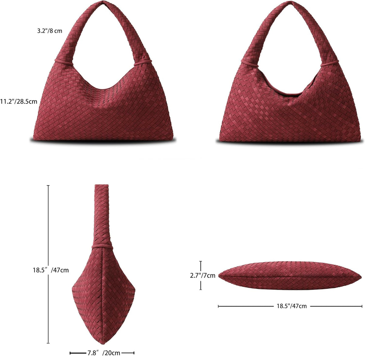 BORSA GRANDE IN CAMOSCIO INTRECCIATO - TORY