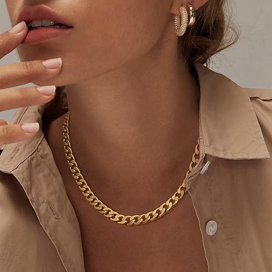 Leonor - Chunky Cuban Link Necklace