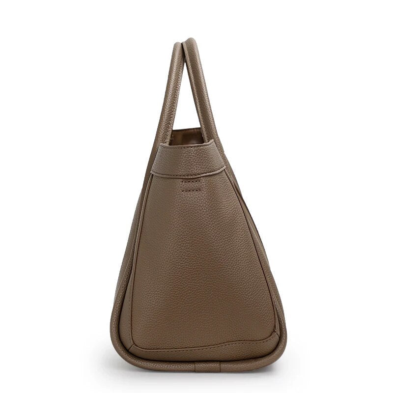 BORSA MEDIA IN PELLE - STELLA