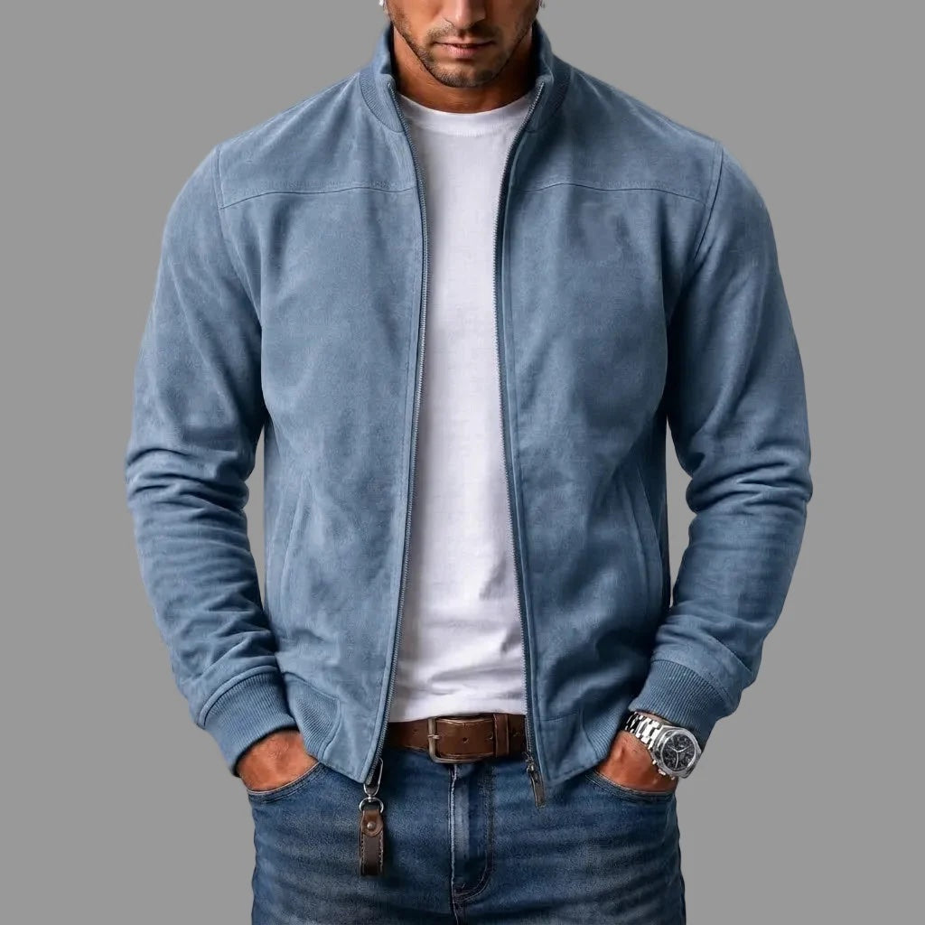 Corrado | Suede Bomber Jacket