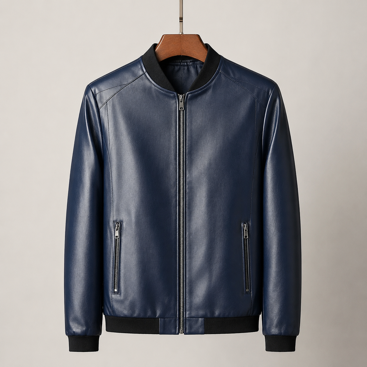 Domenico | Leather Bomber Jacket