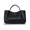 BORSA MEDIA IN PELLE - CHLOE CROCO
