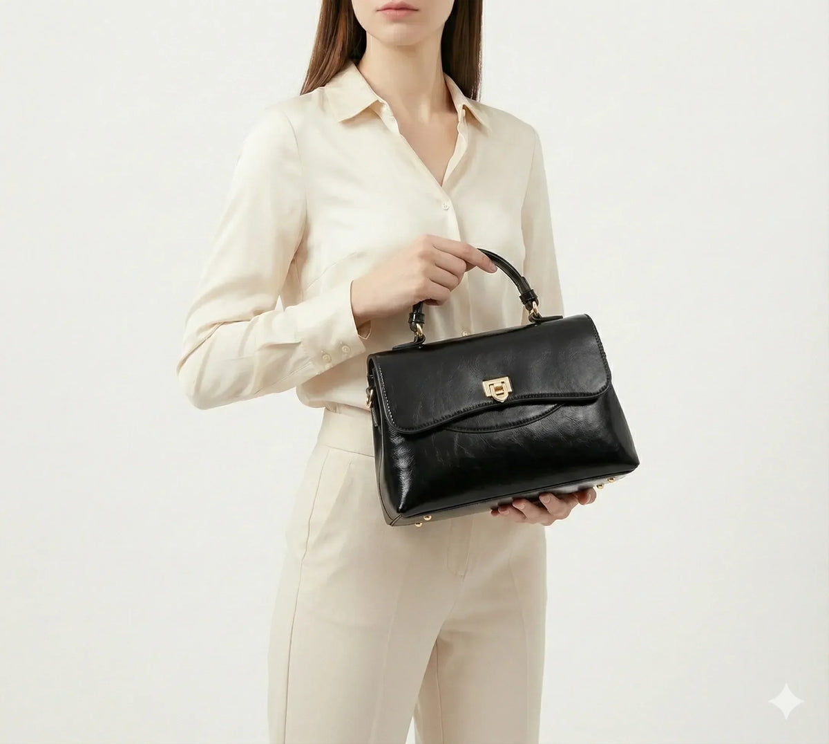 BORSA IN PELLE - SIENNA