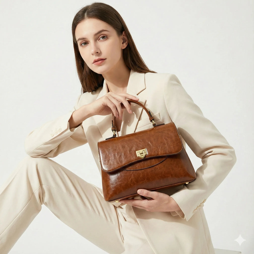 BORSA IN PELLE - SIENNA
