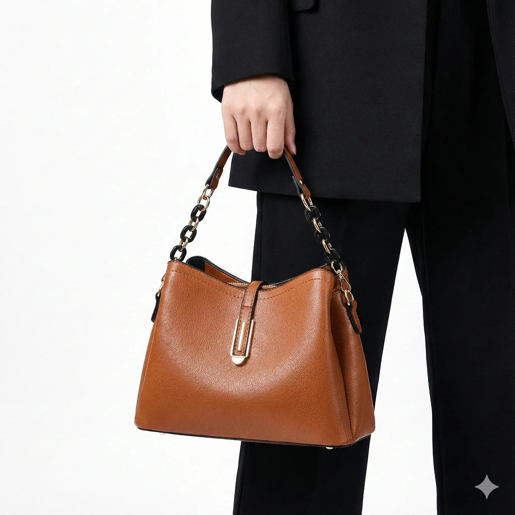BORSA IN PELLE - BRAIL
