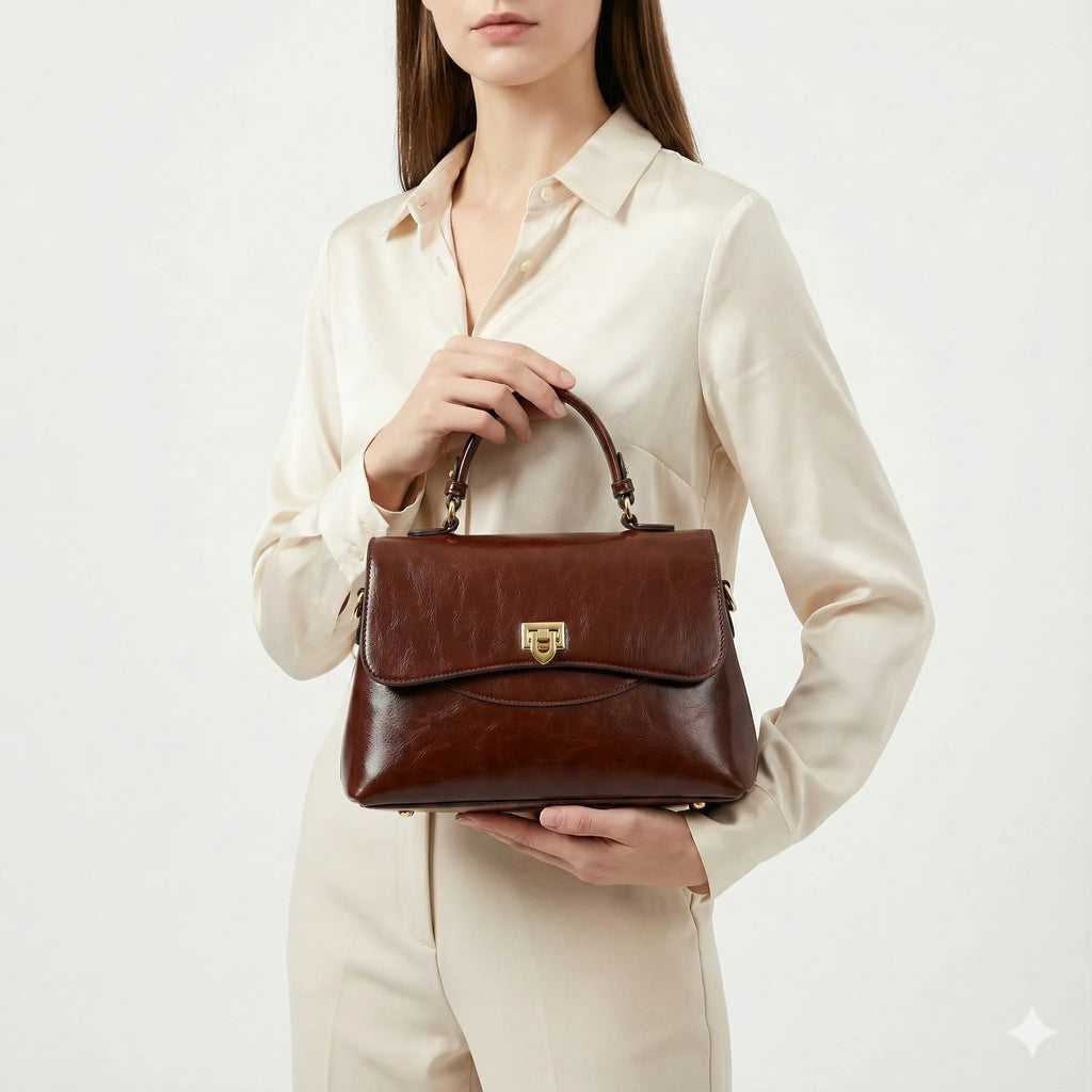 BORSA IN PELLE - SIENNA