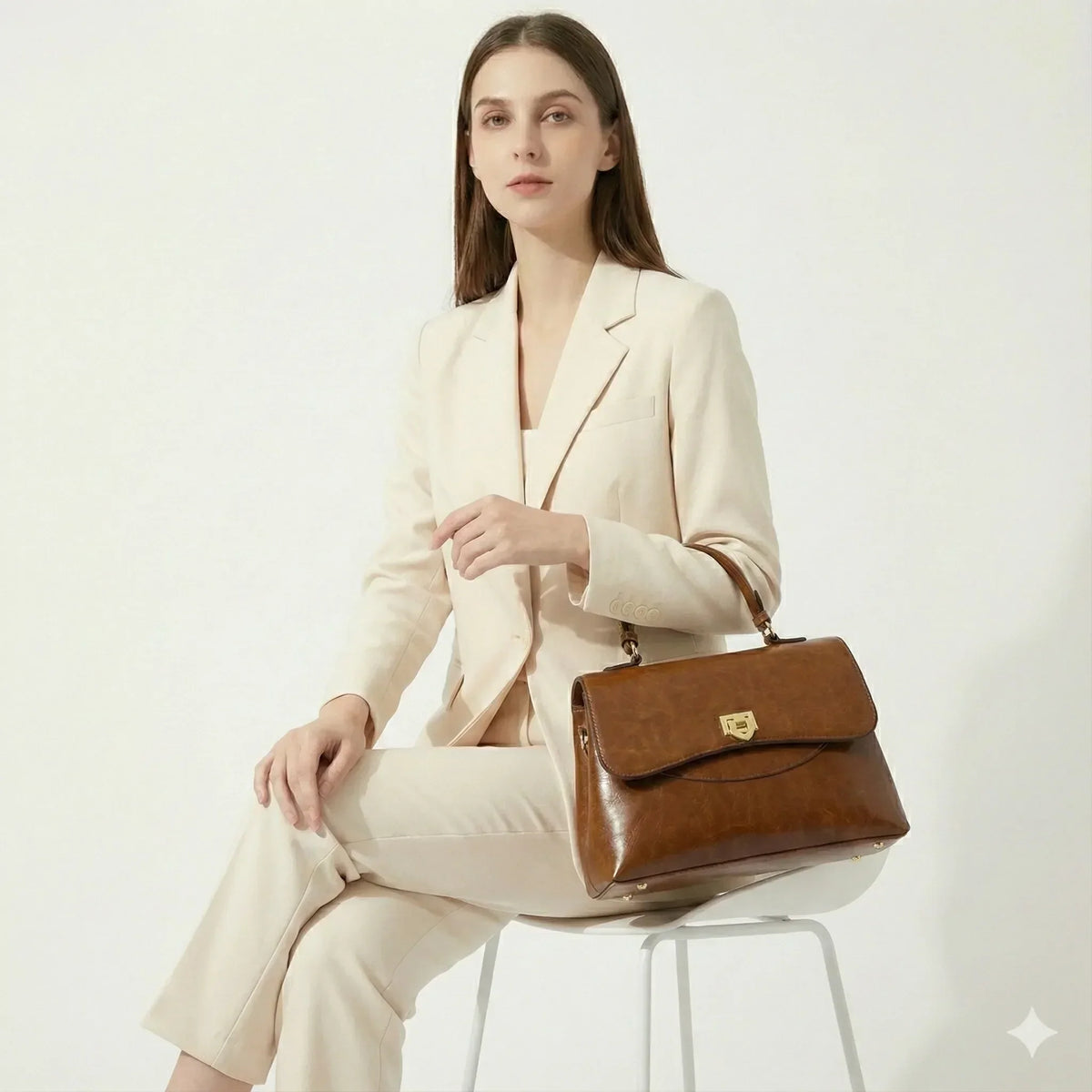 BORSA IN PELLE - SIENNA