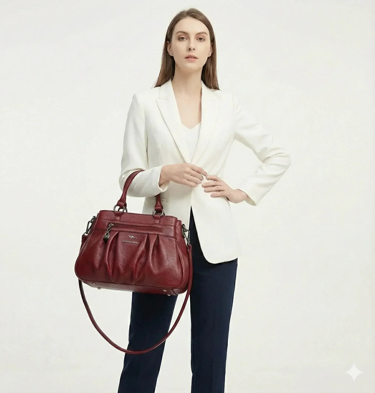 BORSA IN PELLE - ROMA