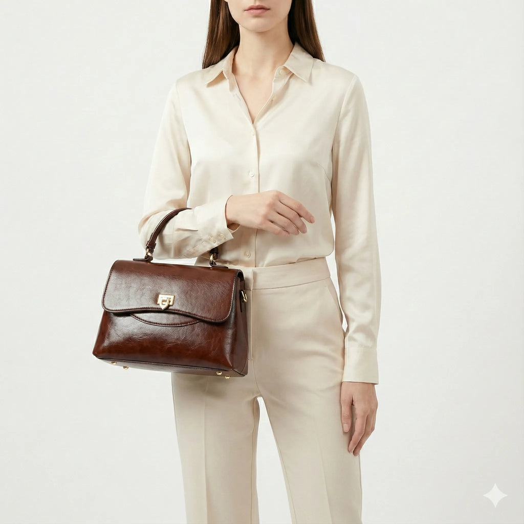 BORSA IN PELLE - SIENNA