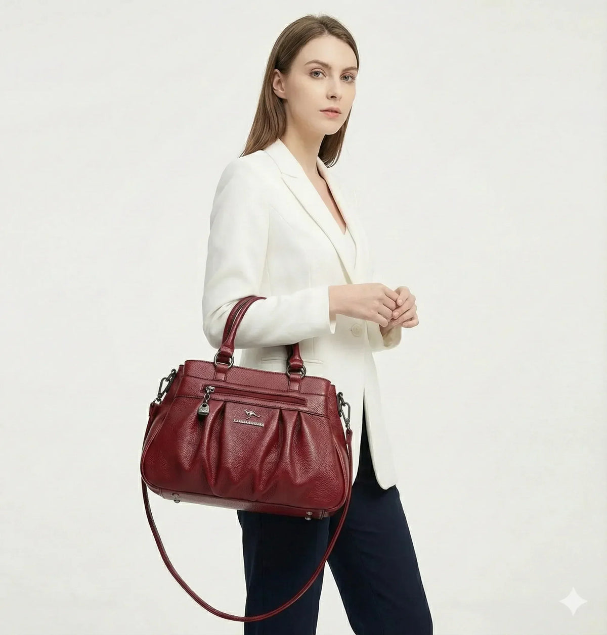 BORSA IN PELLE - ROMA