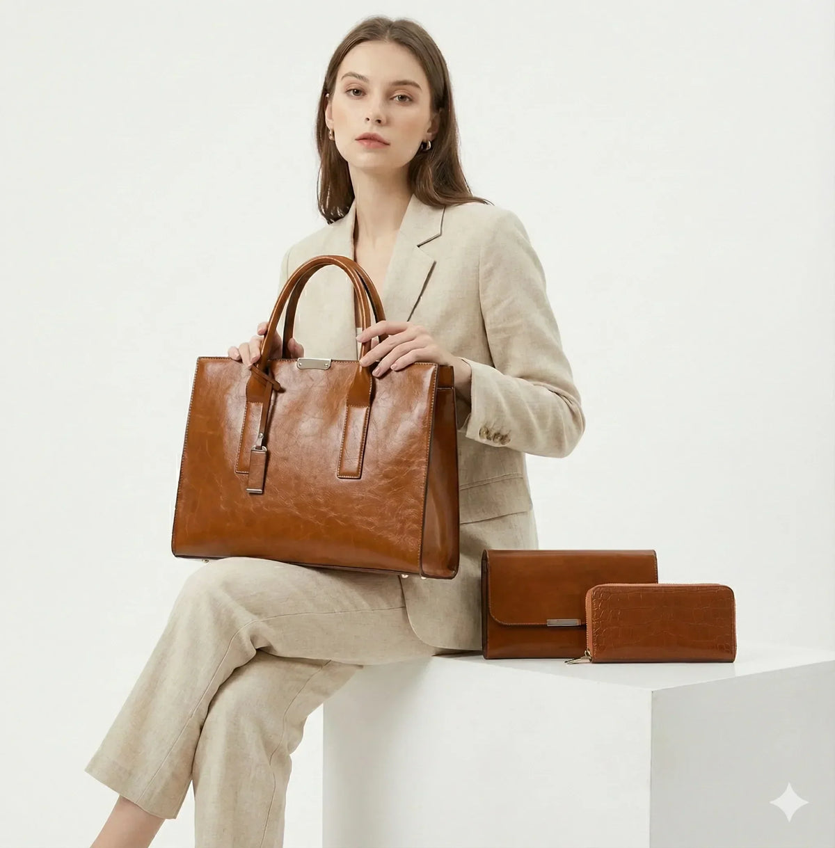 SET BORSA + 2 PORTAFOGLI - ZAYNA