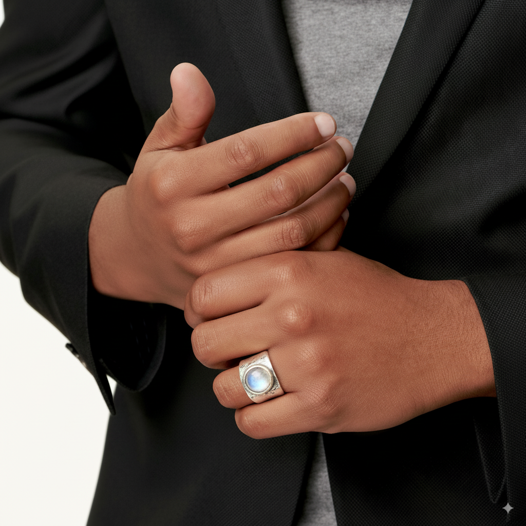 Reyes - Boho Moonstone Ring