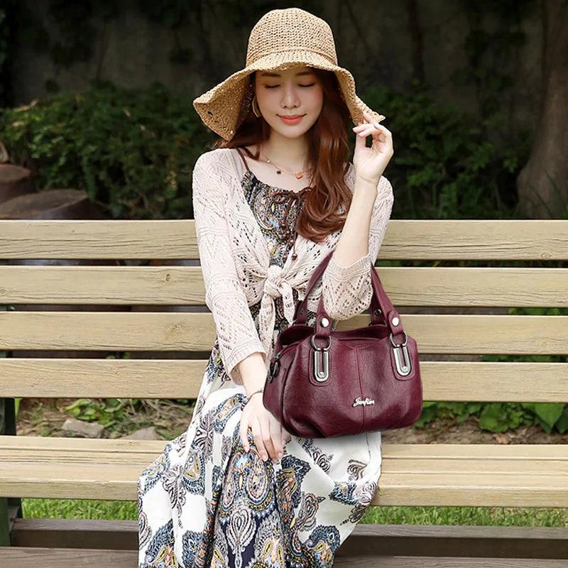 BORSA IN PELLE - BIANCA