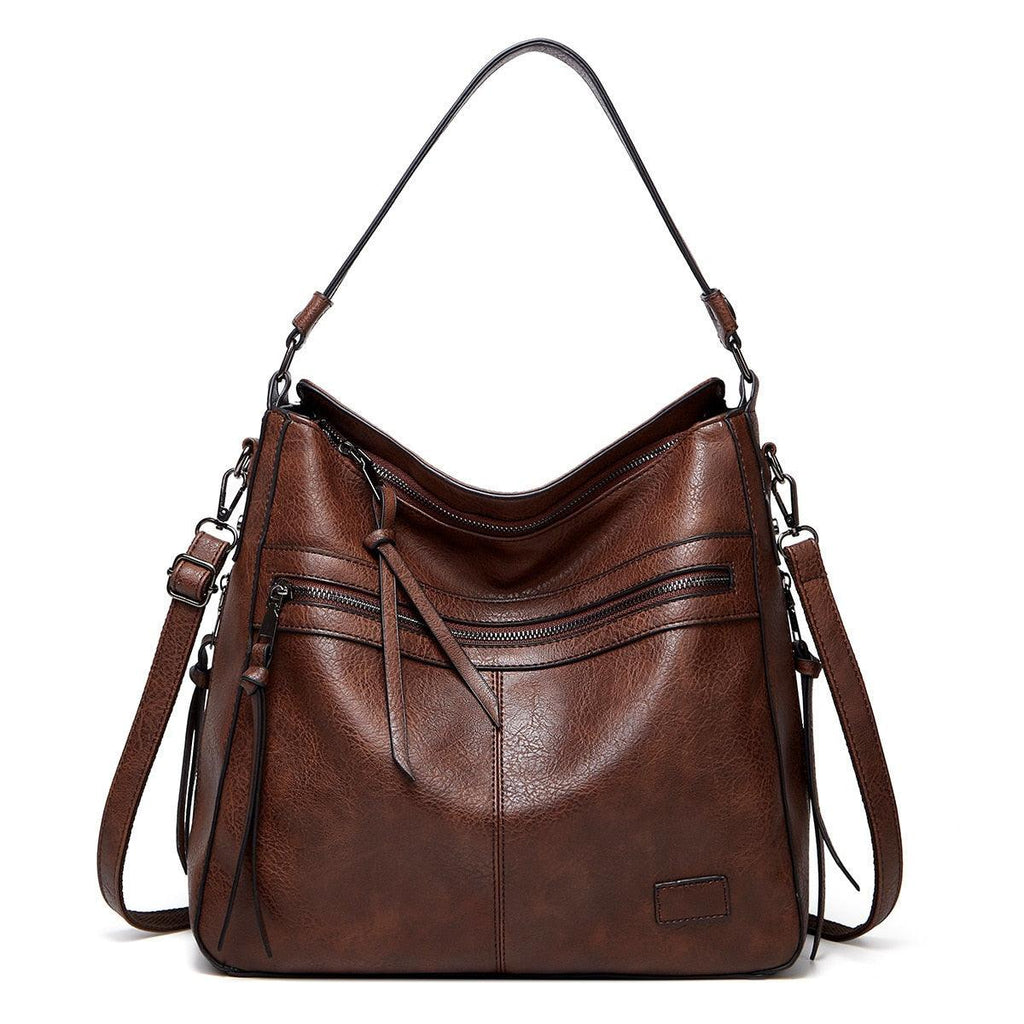 BORSA IN PELLE - PIETRA