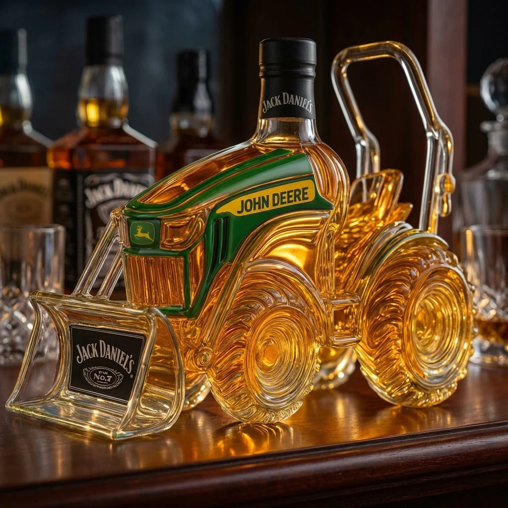 Whisky Decanter - Green Tractor Edition