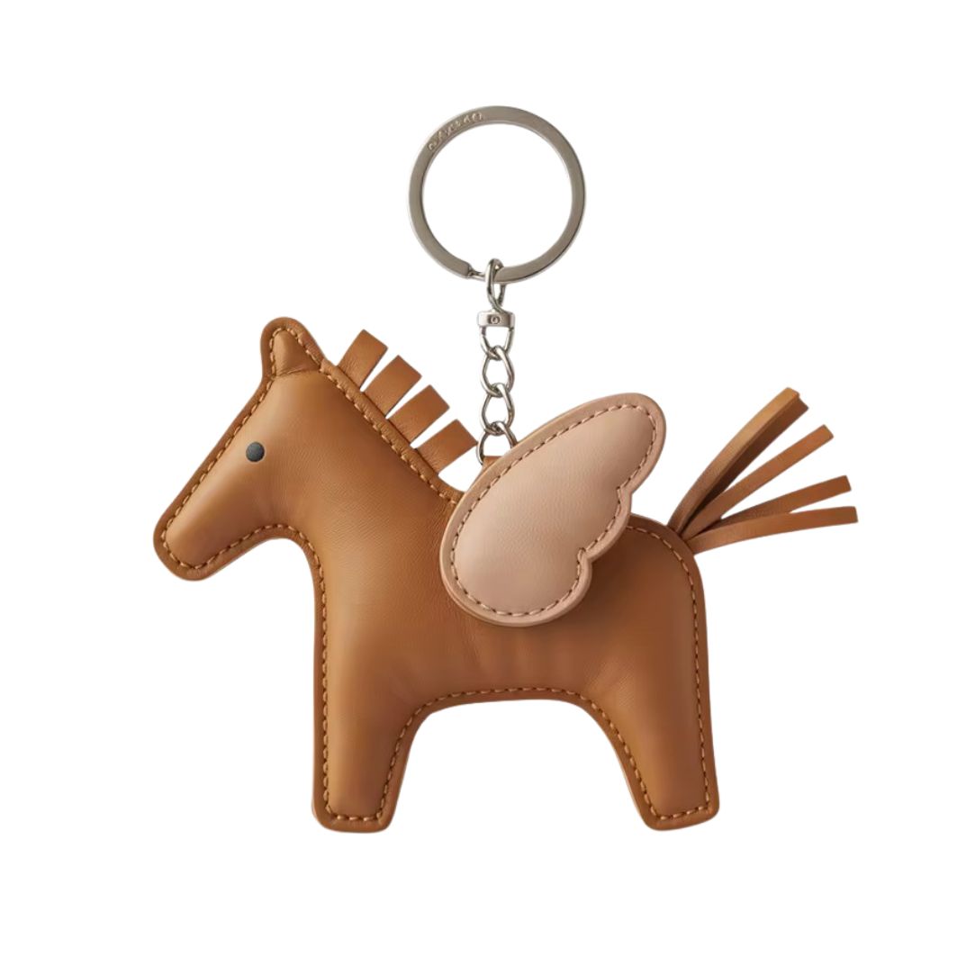 LEATHER WINGED HORSE CHARM