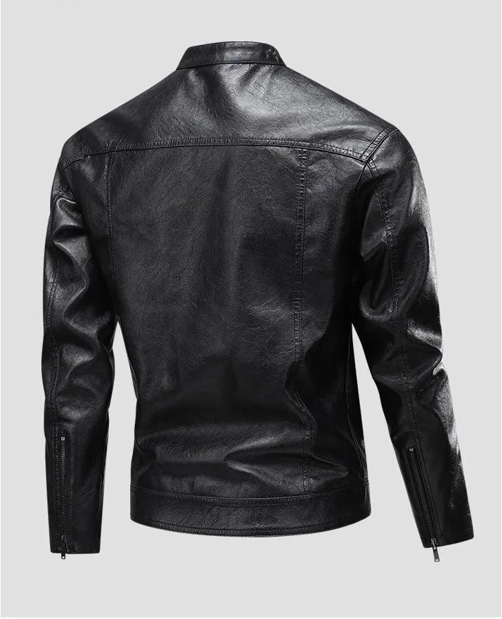 Cristian | Leather Aviator Jacket