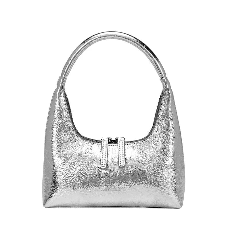 BORSA BAGUETTE IN PELLE - AURORA