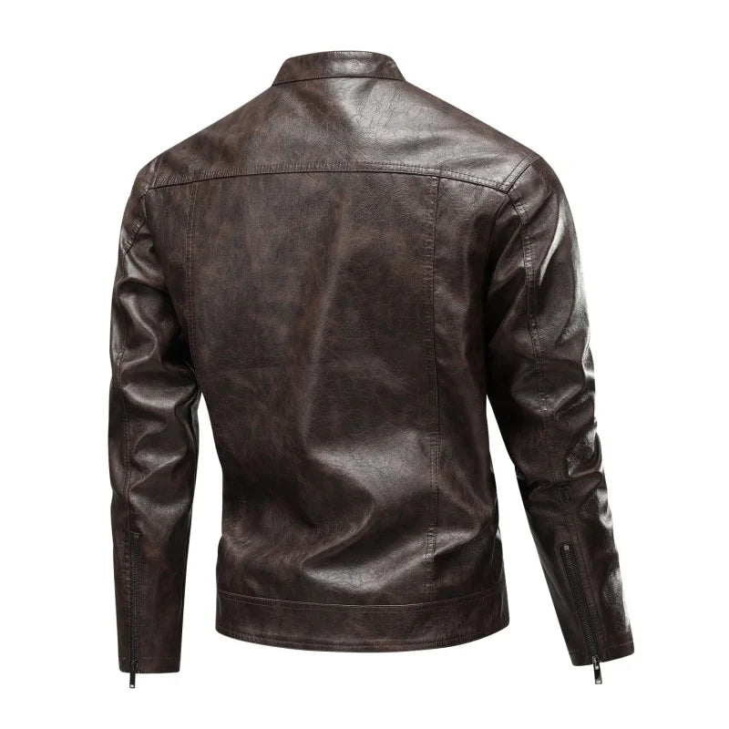 Cristian | Leather Aviator Jacket
