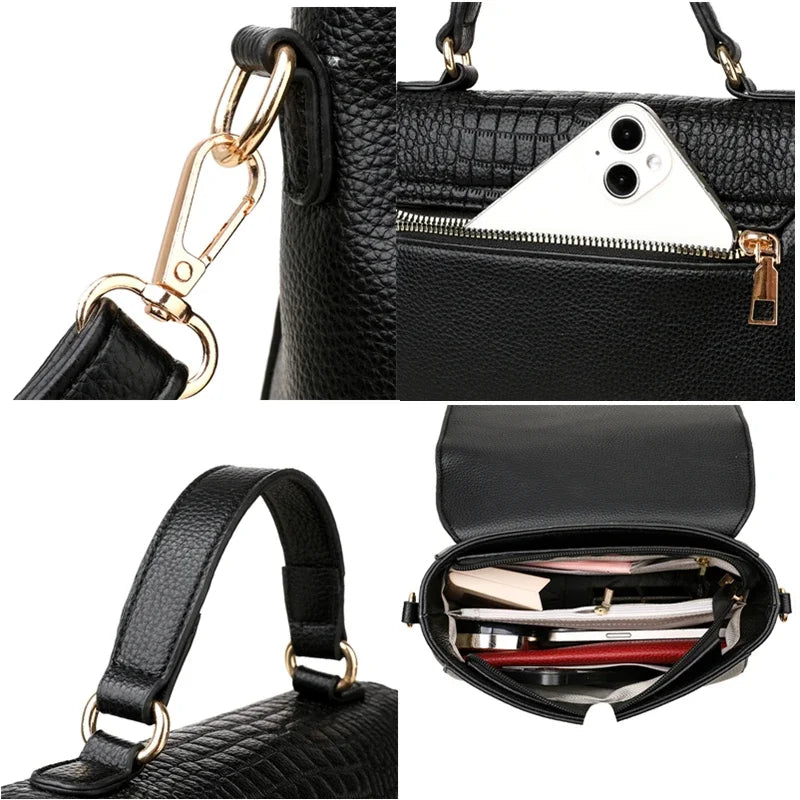 BORSA IN PELLE - CRAV