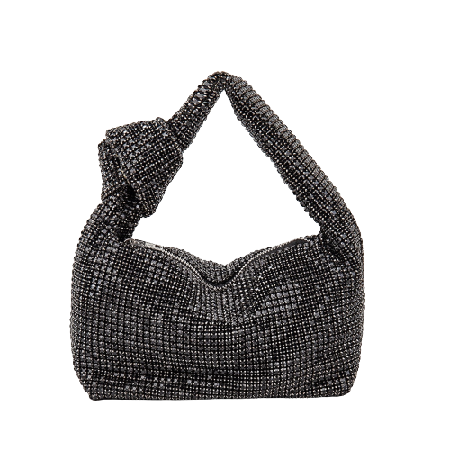 BORSA BAGUETTE GLITTERATA - FABIANA