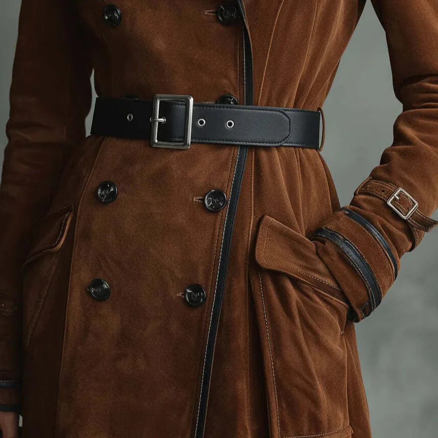 Lisa | Cappotto Lungo con Cintura