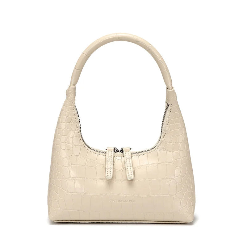 BORSA BAGUETTE IN PELLE - AURORA