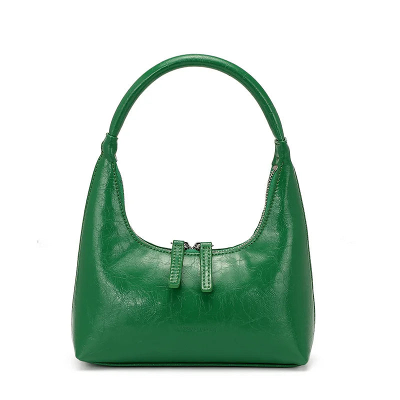 BORSA BAGUETTE IN PELLE - AURORA