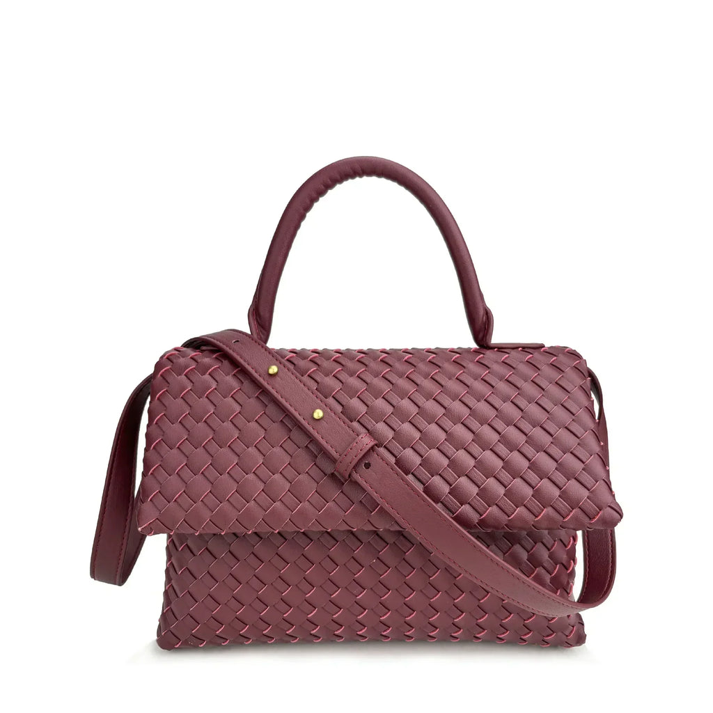 BORSA IN PELLE INTRECCIATA - DÉBORA