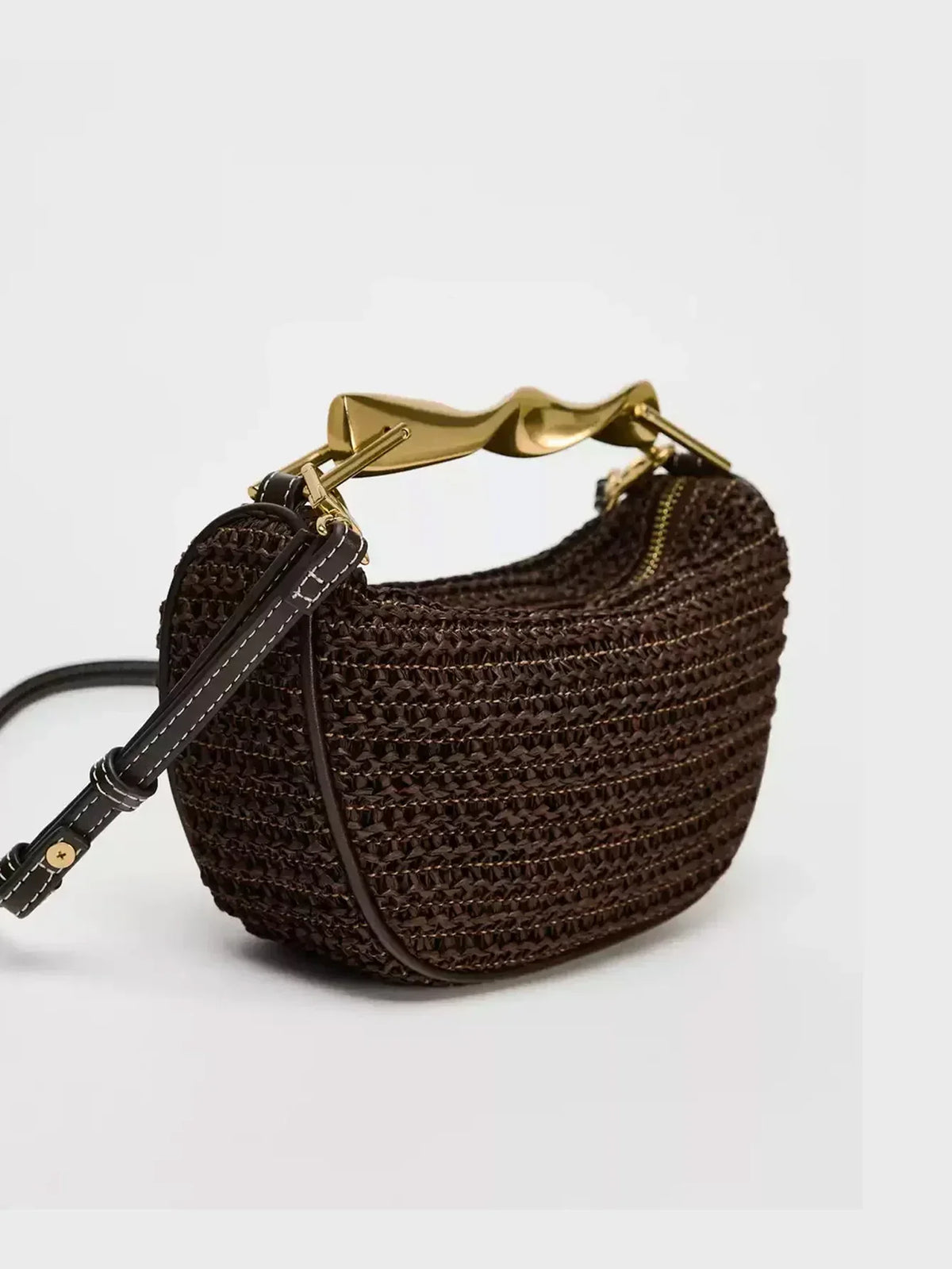 BORSA A TRACOLLA ALL'UNCINETTO - BRUNA