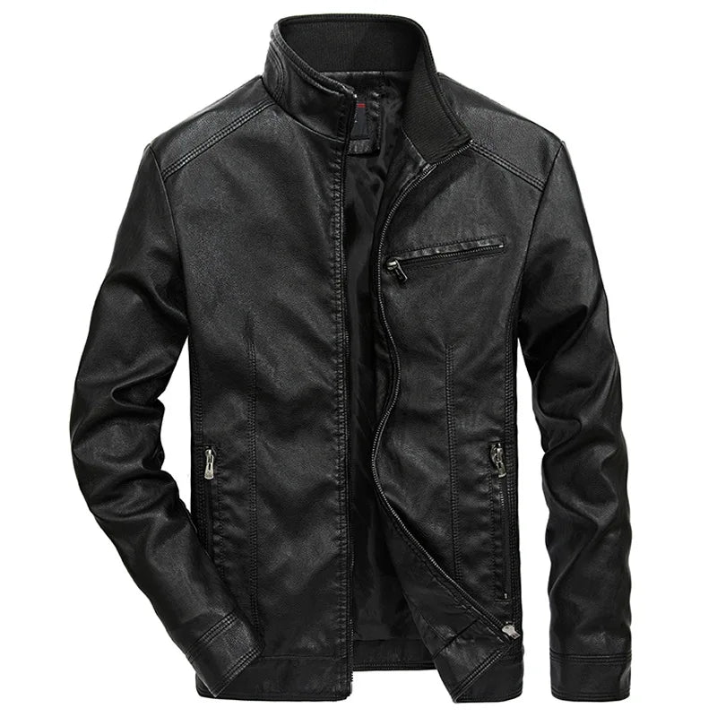 Kevin | Oversize Leather Jacket