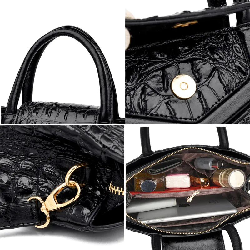 BORSA IN PELLE - CROCK