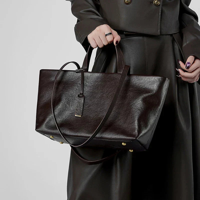 BORSA TOTE IN PELLE - JOANA