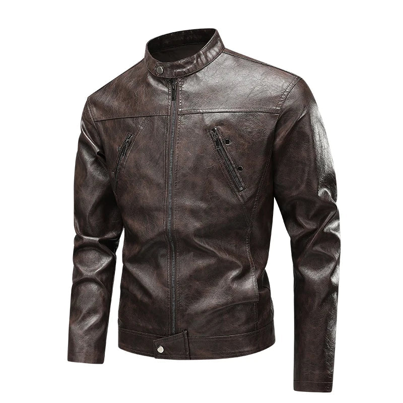 Cristian | Leather Aviator Jacket