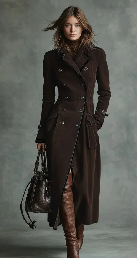 Lisa | Cappotto Lungo con Cintura