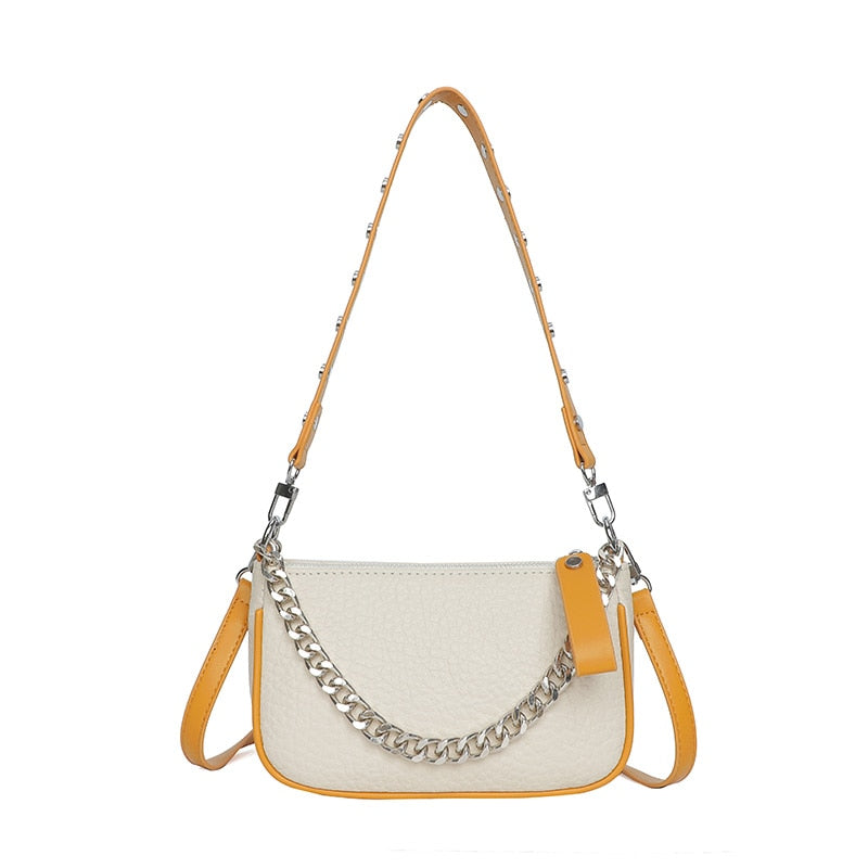 BORSA A TRACOLLA PICCOLA IN PELLE - LARA