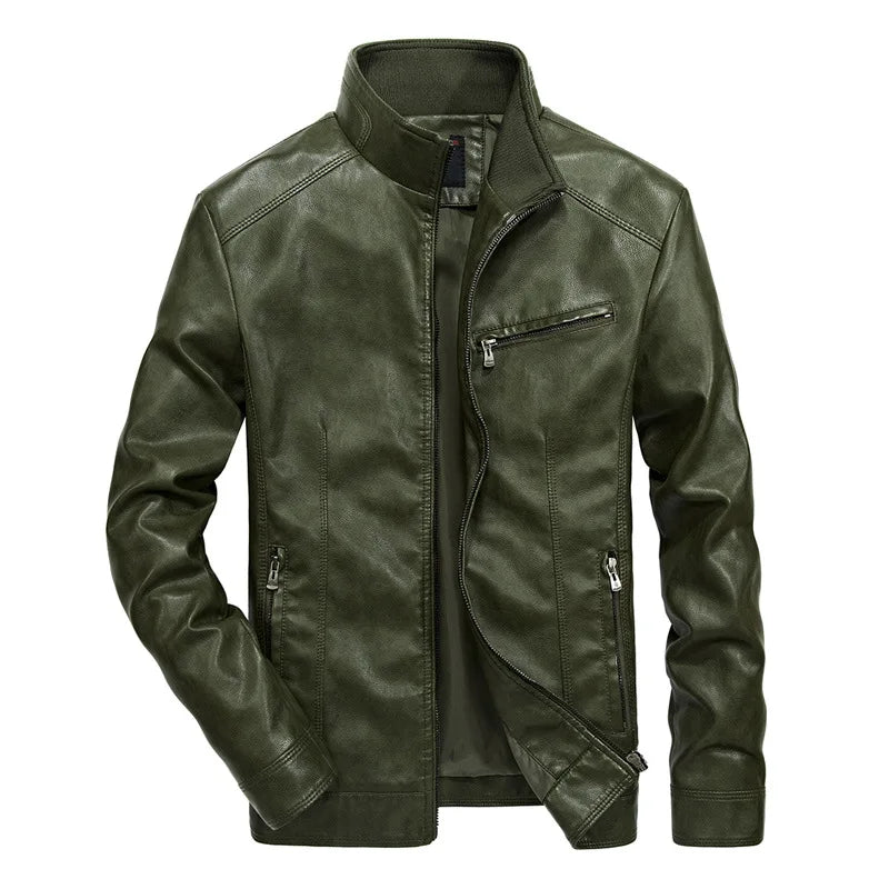 Kevin | Oversize Leather Jacket