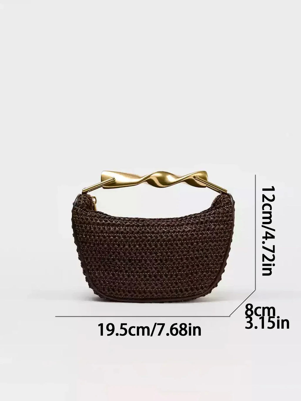 BORSA A TRACOLLA ALL'UNCINETTO - BRUNA