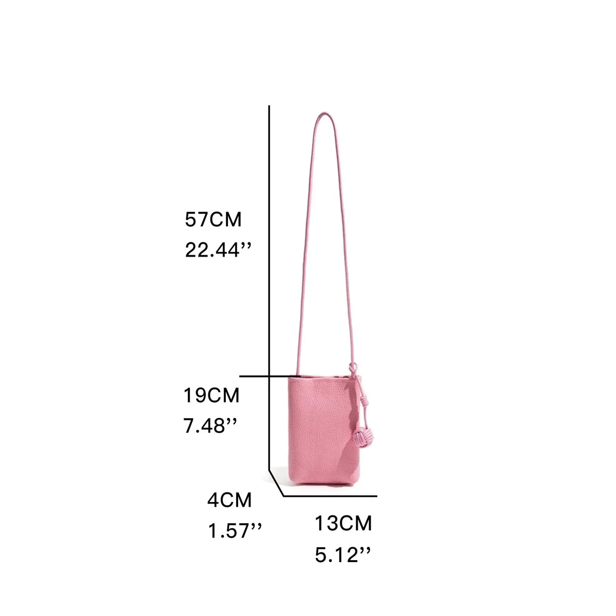 BORSA PORTA CELLULARE PICCOLA IN PELLE - SARAH