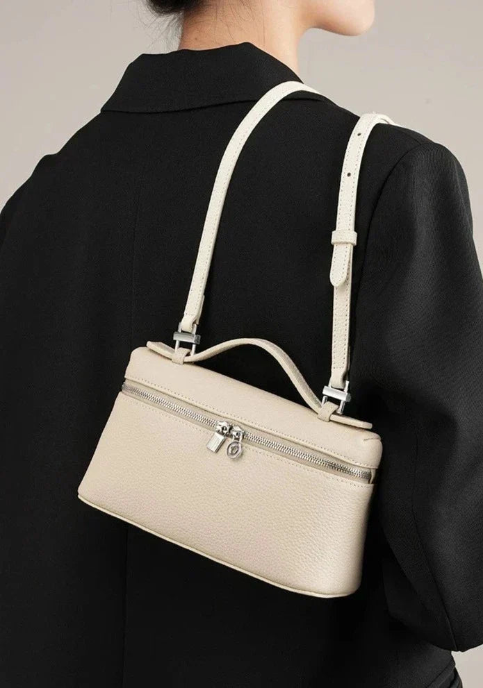 BORSA TOTE PICCOLA IN PELLE ROSA