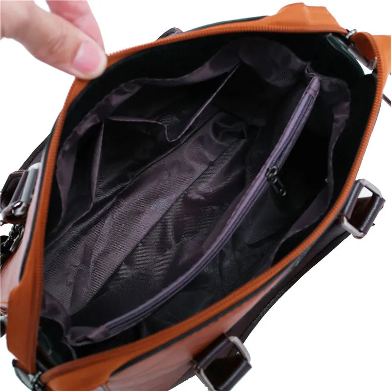 SET PREMIUM - BORSA + PORTAFOGLIO + POCHETTE + NECESSAIRE IN OMAGGIO